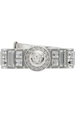VERSACE Anillo Gianni Ribbon con cristal