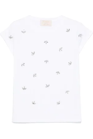 Kaos Camiseta con detalles de cristal