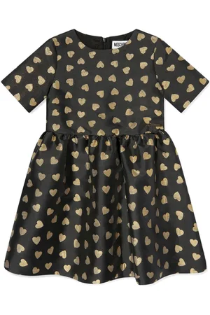 Moschino Vestido con corazón en jacquard