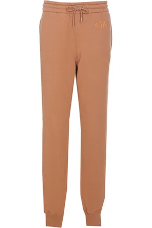 Chloé Pantalones de chándal con logo bordado