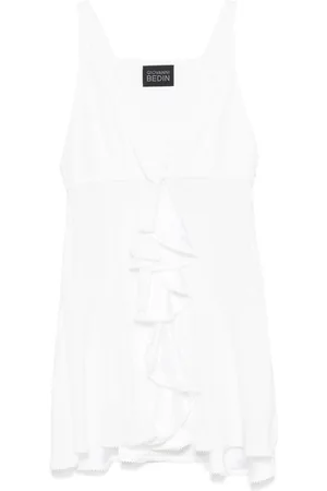 GIOVANNI BEDIN Vestido corto con volantes