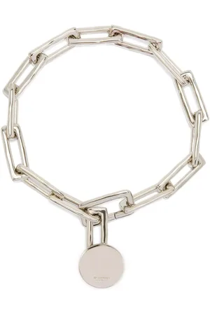 Jil Sander Pulsera de cadena con charm del logo