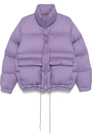 Auralee Chaqueta liviana con efecto rasgado
