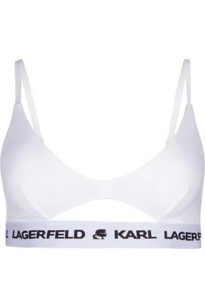 Karl Lagerfeld Sujetador con logo y abertura