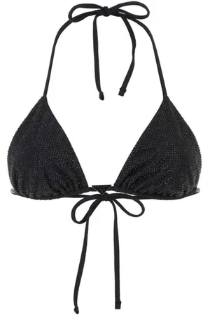 Prada Top de bikini con detalle de cristales