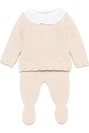 PATACHOU Set con pantalones de punto del revés