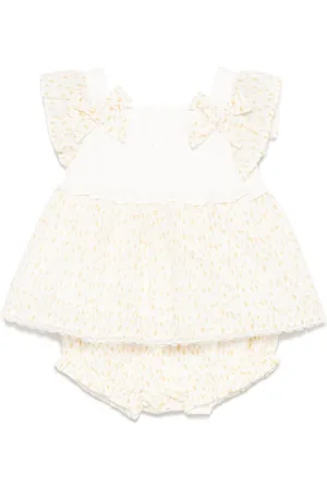 PATACHOU Set con blusa y pantalones cortos con estampado abstracto