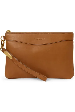 Ralph Lauren Cartera de piel de becerro
