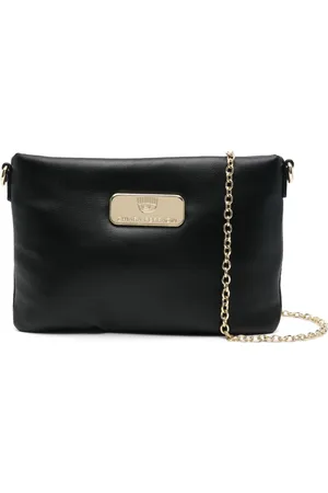 Chiara Ferragni Bolso de hombro con placa del logo