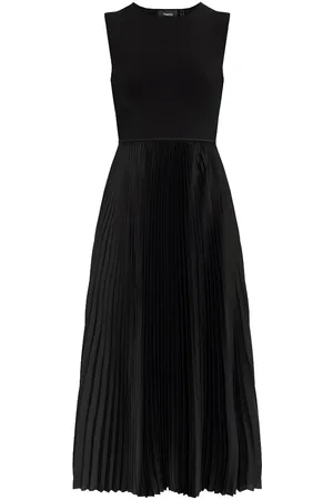 THEORY Vestido plisado