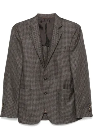 CANALI Blazer con motivo pied de poule