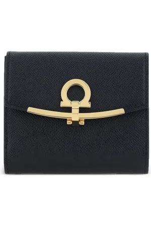 Salvatore Ferragamo Cartera con cierre de solapa y broche