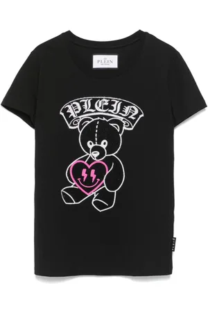 Philipp Plein Camiseta con apliques de strass