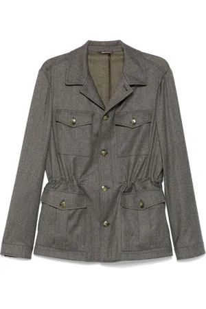 CANALI Sobrecamisa con cremallera
