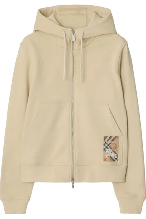 Burberry Sudadera Check Label con capucha