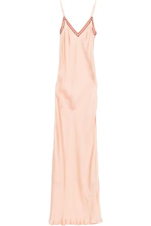 BODE Vestido largo con escote en V