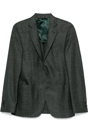 CANALI Blazer con motivo pied de poule