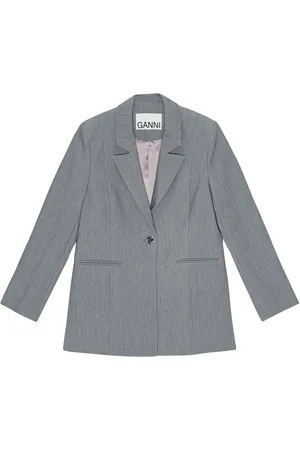 Ganni Blazer con efecto de mezcla