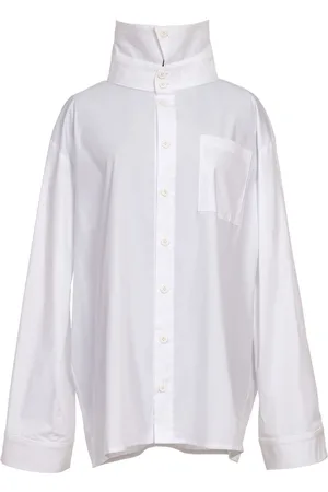 Natasha Zinko Camisa con cuello alzado