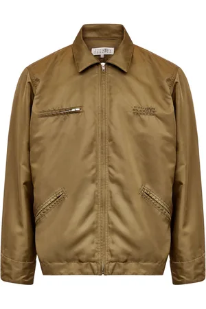 Maison Margiela Chaqueta bómber con motivo de números