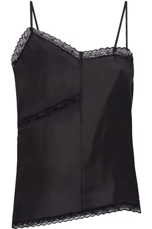 Maison Margiela Top con detalles de encaje