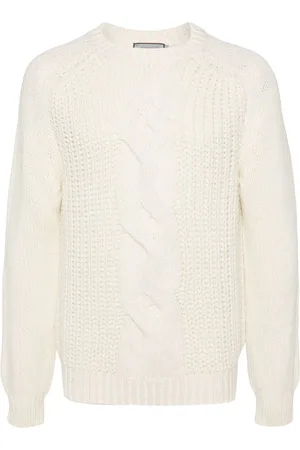 CANALI Jersey de canalé con diseño trenzado