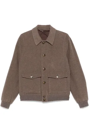 CANALI Chaqueta con cierre de lazo
