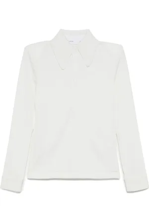 TOGA PULLA Polo Glossy de canalé