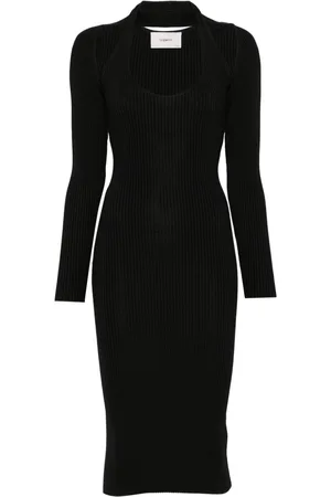 COPERNI Vestido midi de canalé
