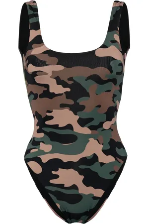 Cynthia Rowley Bañador con motivo militar