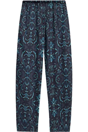 Hanro Pantalones de pijama con cinturilla elástica y estampado gráfico