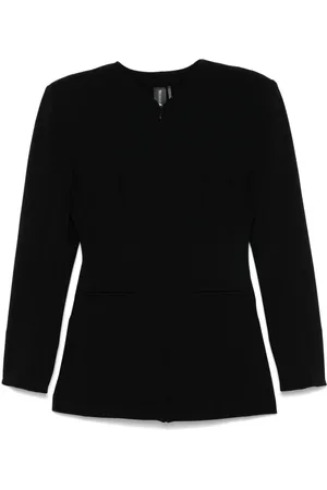 Norma Kamali Chaqueta con cremallera y manga larga