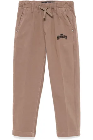 John Richmond Pantalones con logo bordado