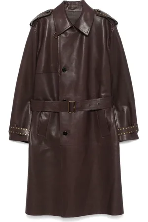 Burberry Gabardina con cierre de lazo