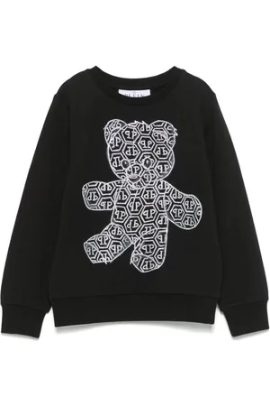Philipp Plein Sudadera con apliques de strass