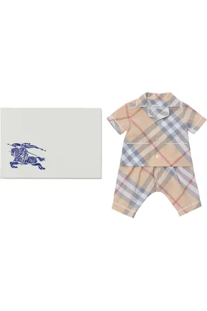 Burberry Conjunto con pantalones de algodón a cuadros
