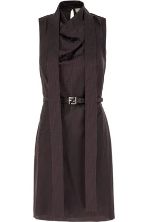 Fendi Vestido corto con motivo FF