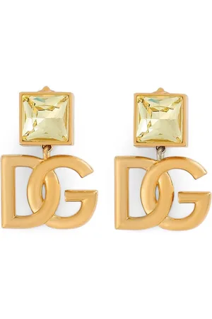 Dolce & Gabbana Pendientes con aplique del logo DG