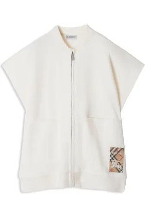 Burberry Capa con estampado Check y parche del logo