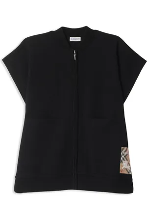 Burberry Capa con estampado Check y parche del logo