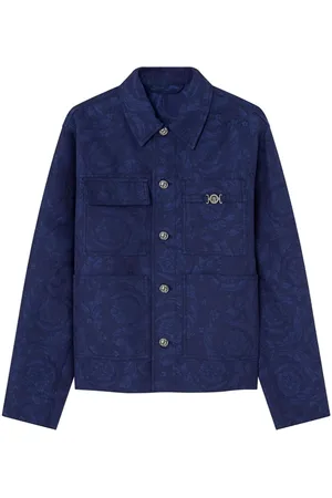 VERSACE Chaqueta carpenter con motivo Barocco en jacquard