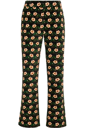 La DoubleJ Pantalones capri con estampado floral