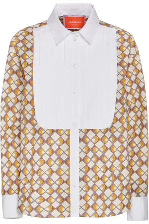 La DoubleJ Camisa con motivo geométrico