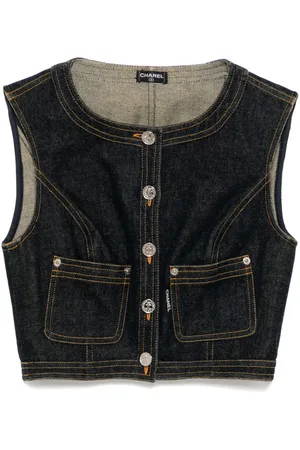 CHANEL Chaleco vaquero 1990-2000