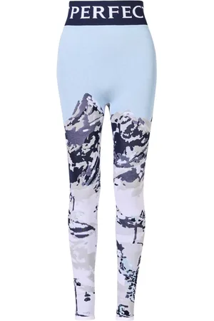 Perfect Moment Leggins con motivo Landscape en jacquard