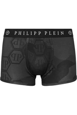 Philipp Plein Bóxer con monograma y estampado militar
