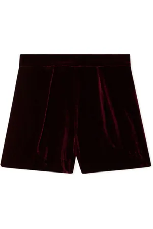 BONPOINT Pantalones cortos rectos con efecto de terciopelo