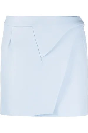 WARDROBE.NYC Minifalda de cintura alta