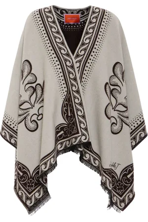 La DoubleJ Poncho de dos tonos
