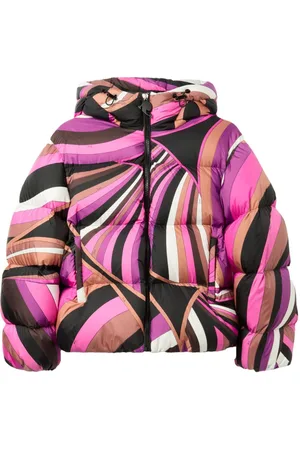 Puccini Plumífero con estampado Iride